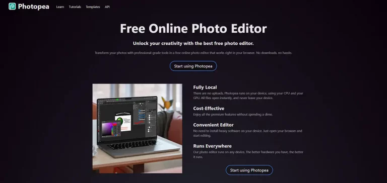 Photopea : L&rsquo;alternative gratuite à Photoshop qui révolutionne la retouche photo en ligne