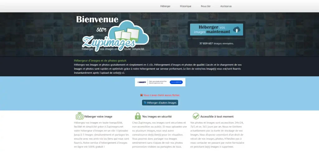 Zupimage : l’hébergeur d’images gratuit qui simplifie le partage en ligne zupimage