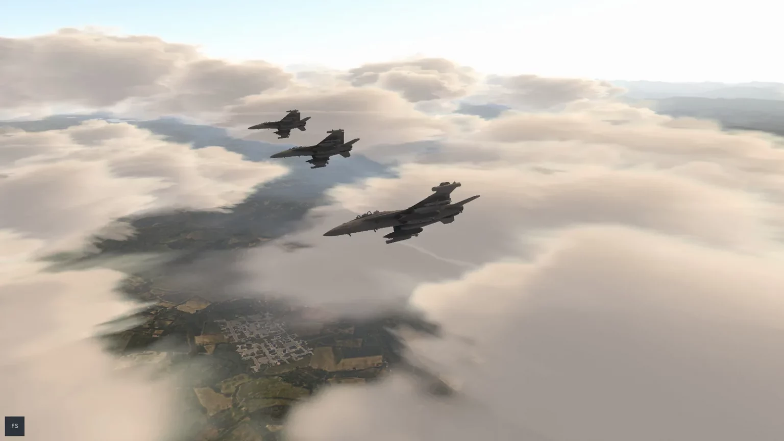Champ de bataille moderne dans Battlespace Command, RTS terre-air-mer édité par MicroProse
