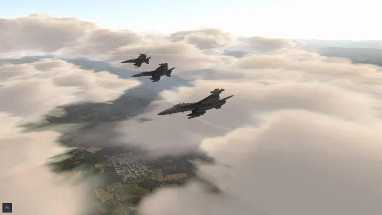 Champ de bataille moderne dans Battlespace Command, RTS terre-air-mer édité par MicroProse