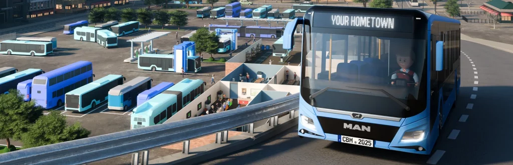 City Bus Manager, simulation de gestion de réseau de bus par PeDePe et Aerosoft