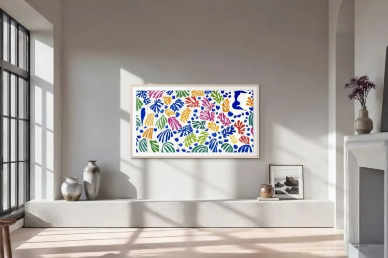 La Perruche et la Sirène de Matisse affichée sur un téléviseur Samsung via le Samsung Art Store