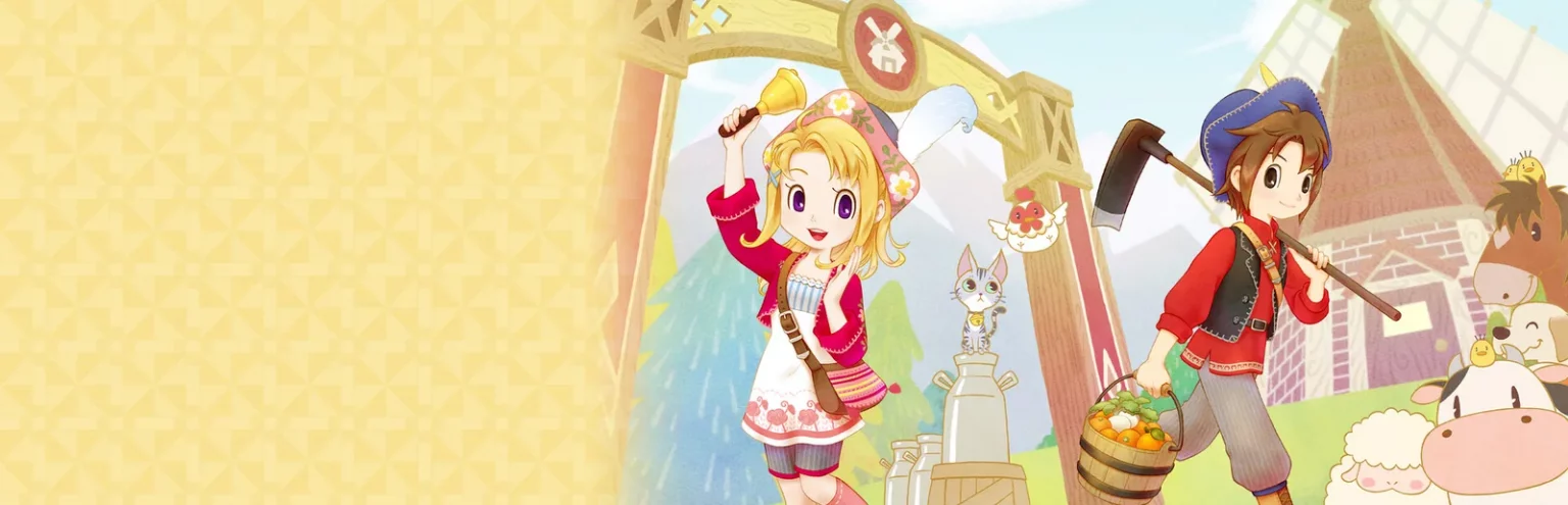 Story of Seasons Grand Bazaar, simulation agricole de Marvelous dans Zephyr Town