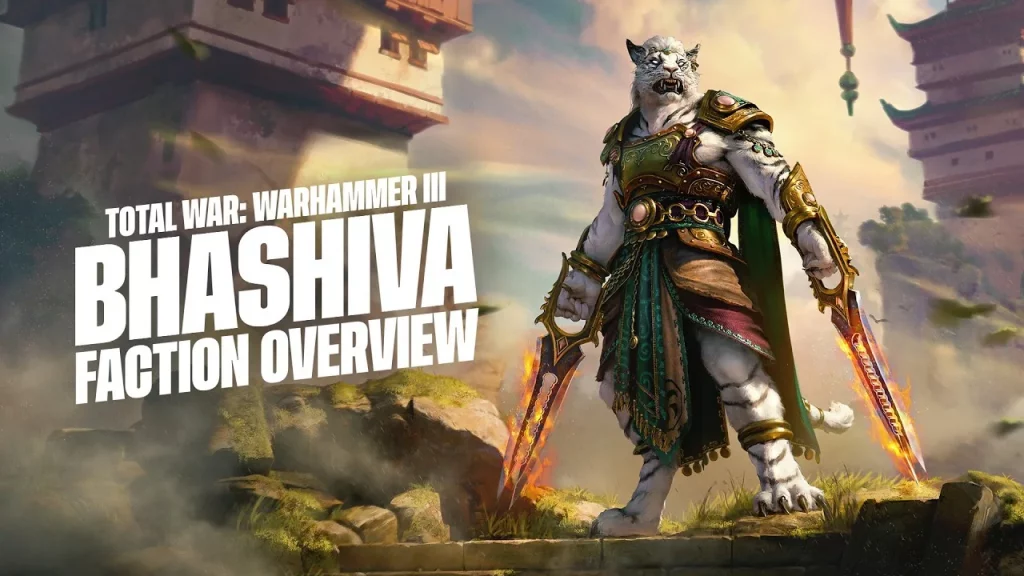 Bhashiva, Tigre Blanc du Grand Cathay dans Total War Warhammer 3, Character Pack mai 2026