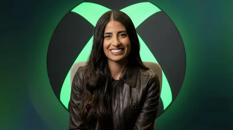 Asha Sharma, PDG Xbox, devant le logo Xbox : enjeux exclusivités et crise mondiale des composants mémoire