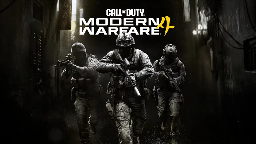 Call of Duty Modern Warfare, visuel officiel Activision lié au film Paramount Peter Berg Taylor Sheridan