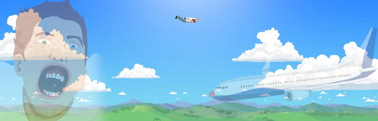 Freefall 95, jeu arcade de chute libre de S-Bend Games, avec le nouveau mode Endless Fall en mise à jour 1.1