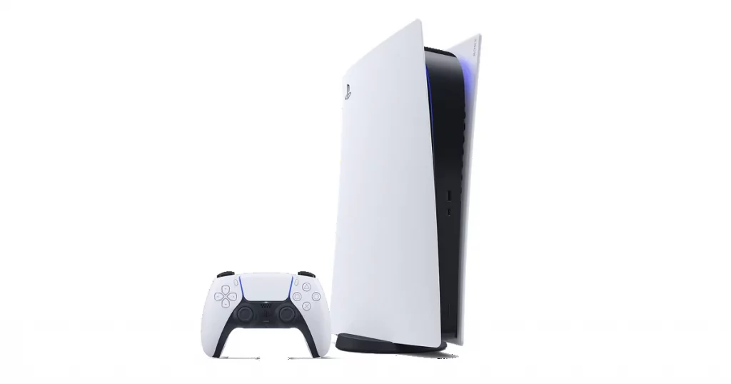 PlayStation 6 : Sony brevète un refroidissement pensé pour la verticale et l’horizontale Console PlayStation 5 blanche officielle Sony, illustration du sujet refroidissement next-gen