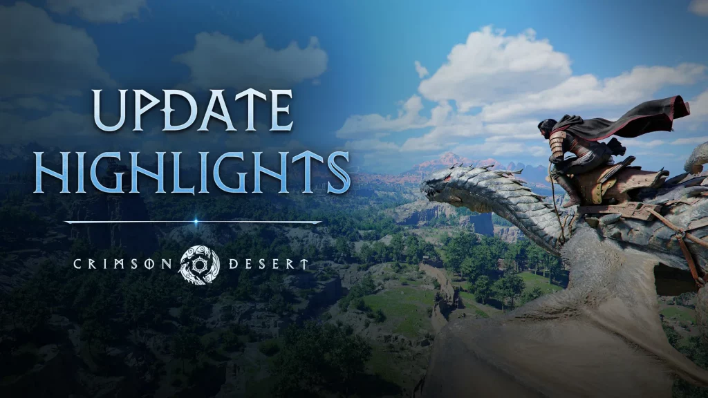 Crimson Desert, action-aventure open world de Pearl Abyss après 17 mises à jour post-lancement