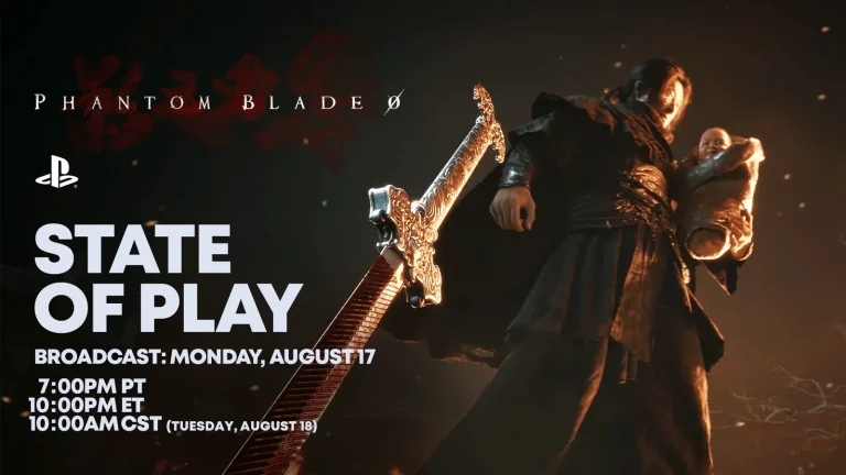 Phantom Blade Zero, visuel officiel du action-RPG wuxia de S-Game sur PlayStation 5