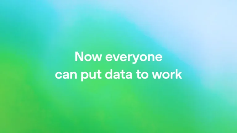 Key art OpenAI : Now everyone can put data to work, Data agent ChatGPT Work