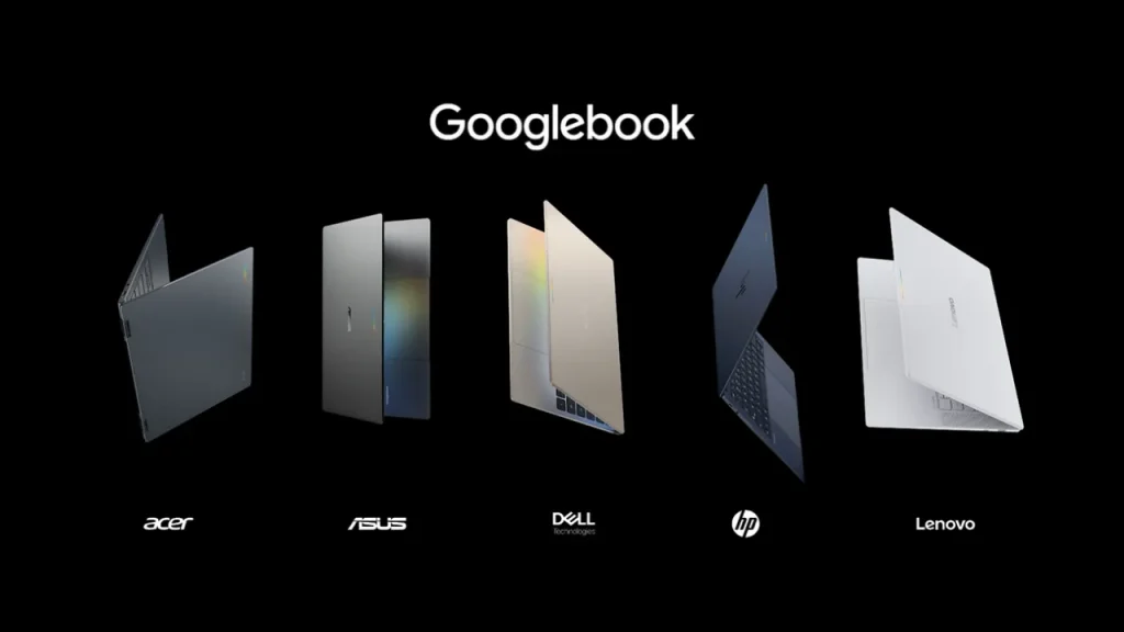 Gamme Googlebook - PC portables premium Google (Acer, Asus, Dell, HP, Lenovo)