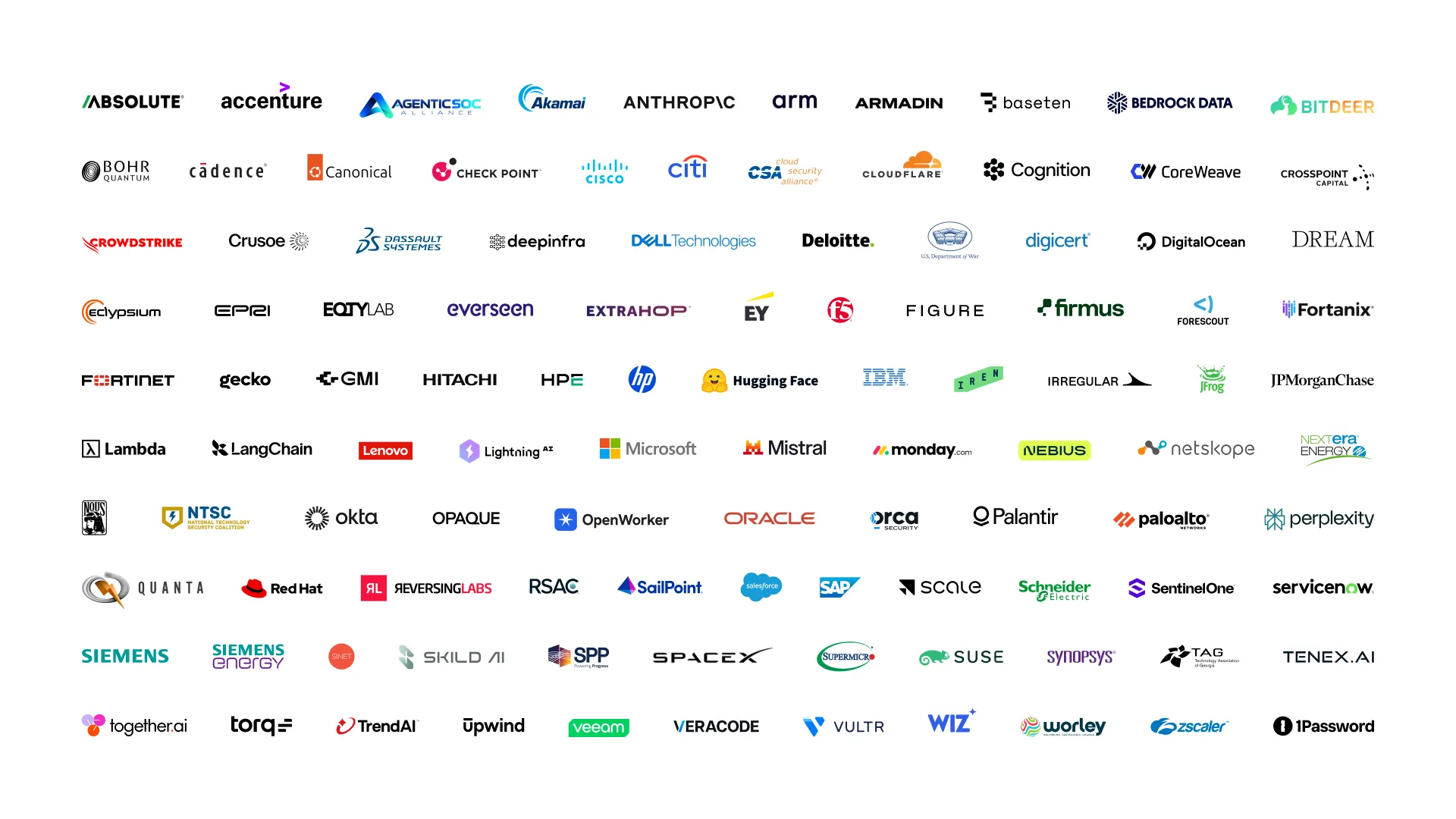 Logos des partenaires Nvidia Open Agent Safety Platform