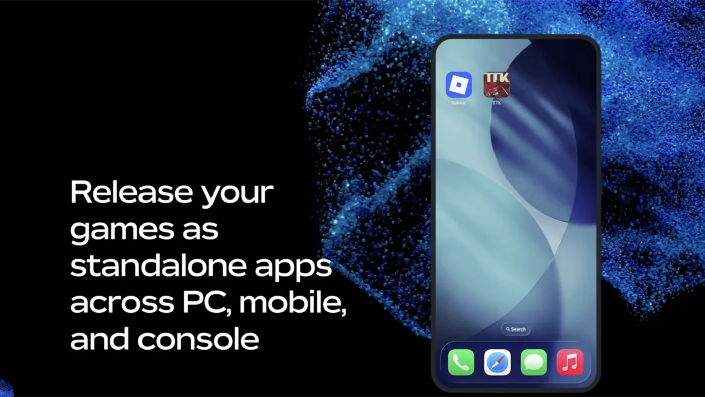 Visuel Roblox Everywhere : publier ses jeux en apps autonomes sur PC, mobile et consoles