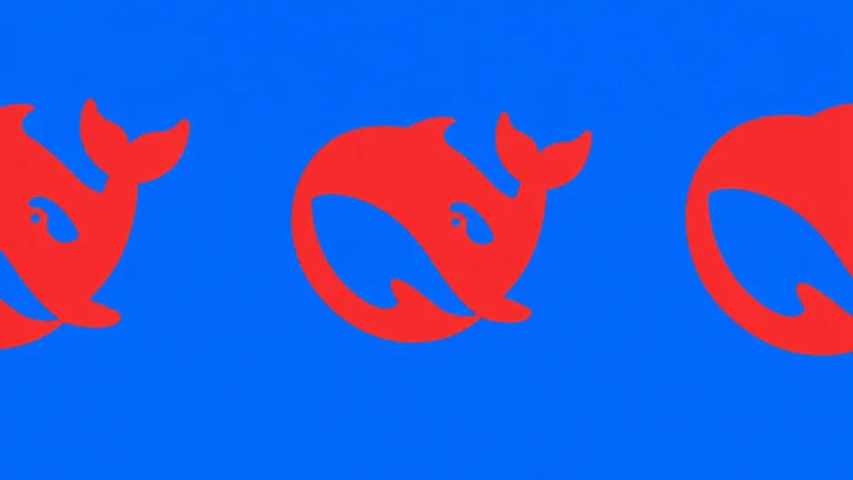 Logo DeepSeek baleine rouge, modèle V4.1 Flash 1017
