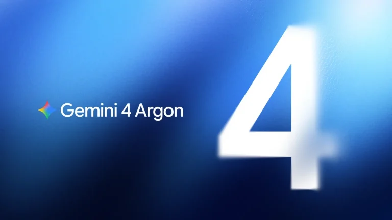 Visuel officiel Google Gemini 4 Argon
